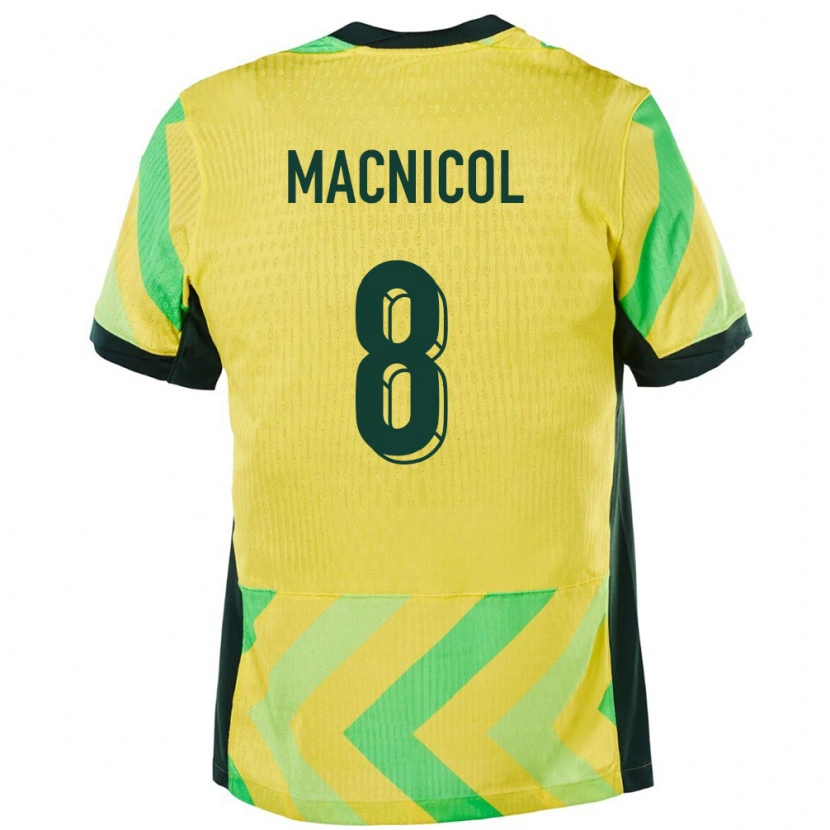 Danxen Kid Australia Quinn Macnicol #8 Golden Home Jersey 24-26 T-Shirt