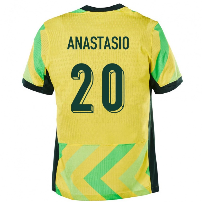 Danxen Kid Australia Max Anastasio #20 Golden Home Jersey 24-26 T-Shirt