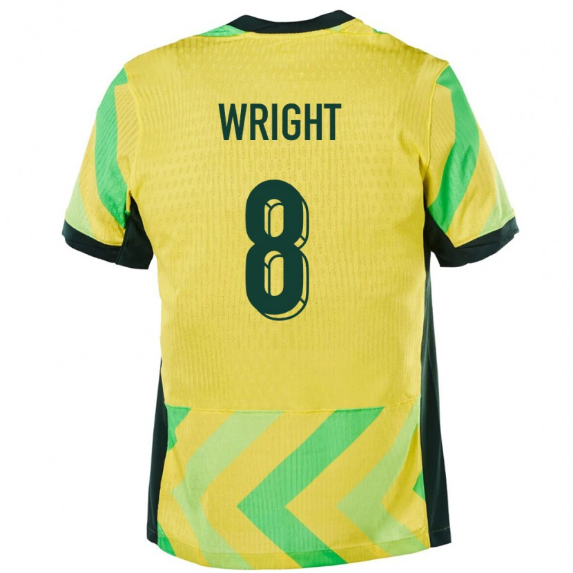 Danxen Kid Australia Bailey Wright #8 Golden Home Jersey 24-26 T-Shirt