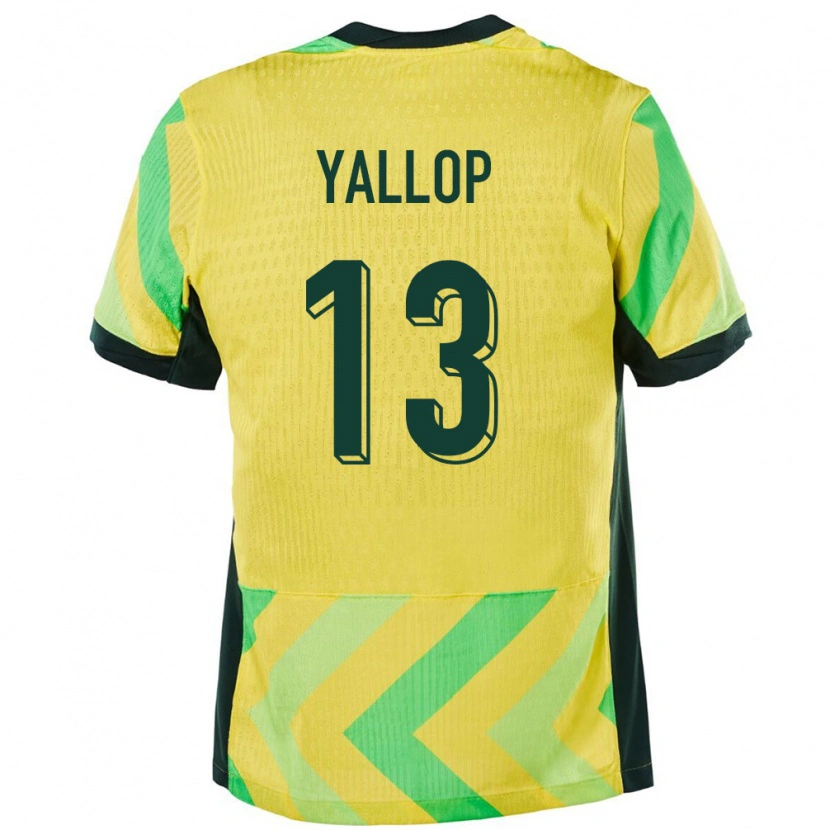 Danxen Kid Australia Tameka Yallop #13 Golden Home Jersey 24-26 T-Shirt