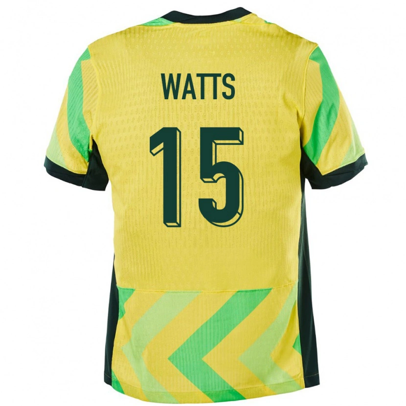 Danxen Kid Australia Caleb Watts #15 Golden Home Jersey 24-26 T-Shirt