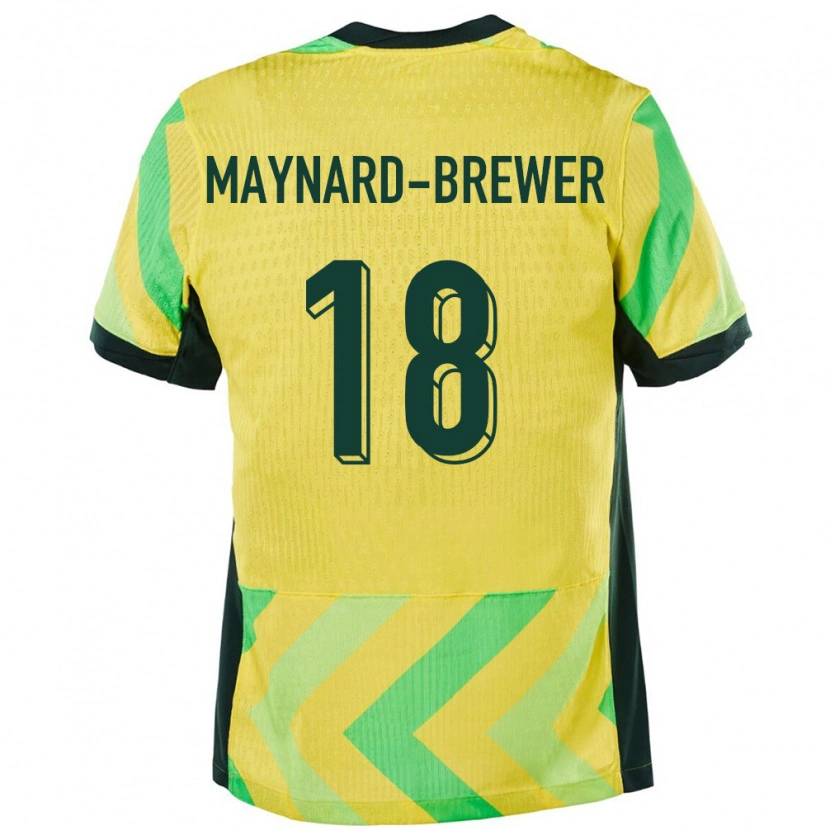 Danxen Kid Australia Ashley Maynard Brewer #18 Golden Home Jersey 24-26 T-Shirt