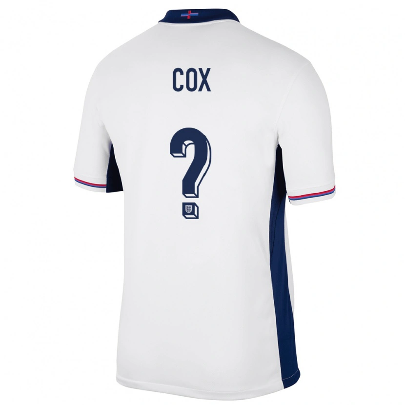 Danxen Kid England Matthew Cox #0 White Home Jersey 24-26 T-Shirt