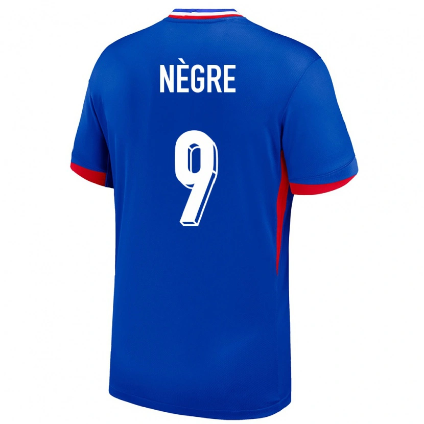 Danxen Kid France Thibo Nègre #9 Blue Home Jersey 24-26 T-Shirt