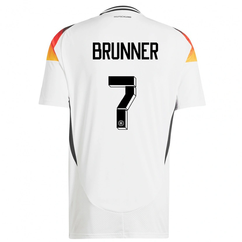 Danxen Kid Germany Paris Brunner #7 White Home Jersey 24-26 T-Shirt