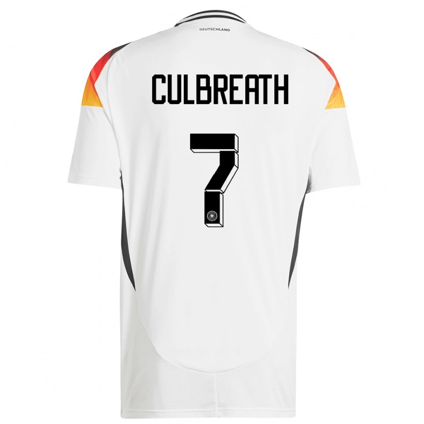 Danxen Kid Germany Montrell Culbreath #7 White Home Jersey 24-26 T-Shirt