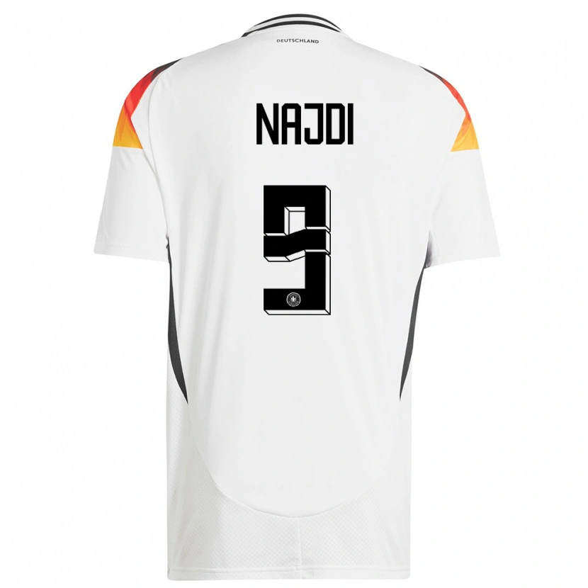 Danxen Kid Germany Ahmad Najdi #9 White Home Jersey 24-26 T-Shirt