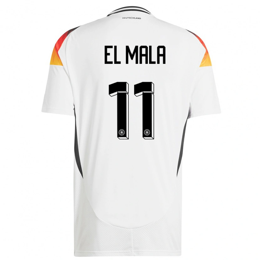 Danxen Kid Germany Said El Mala #11 White Home Jersey 24-26 T-Shirt