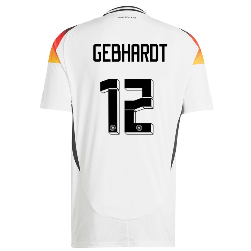 Danxen Kid Germany Felix Gebhardt #12 White Home Jersey 24-26 T-Shirt