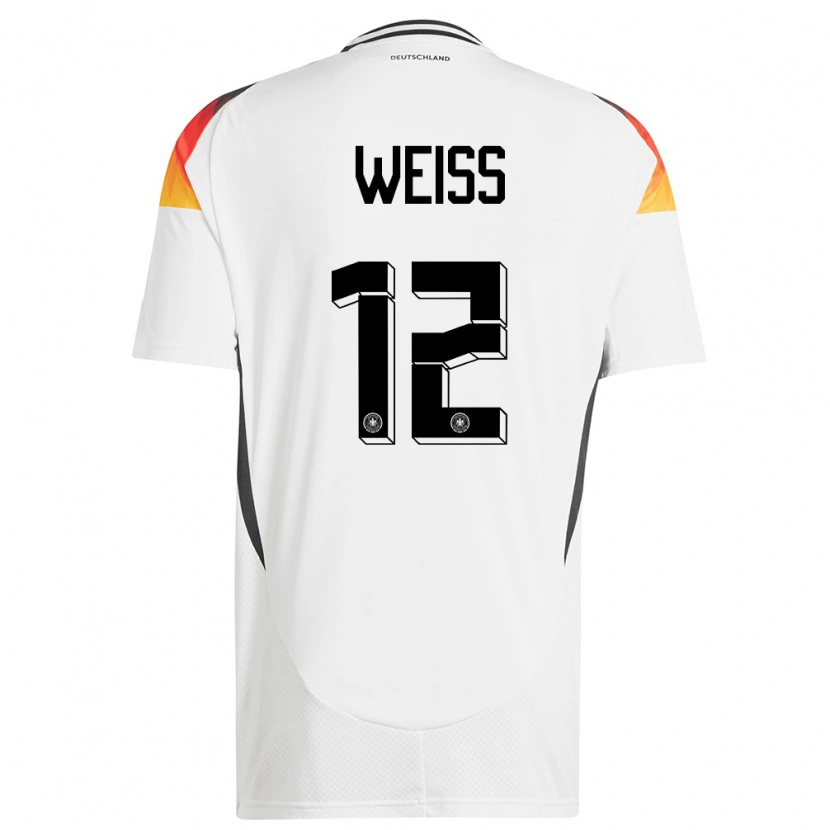 Danxen Kid Germany Max Weiß #12 White Home Jersey 24-26 T-Shirt