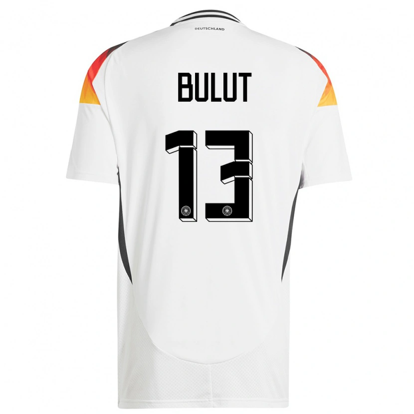 Danxen Kid Germany Taylan Bulut #13 White Home Jersey 24-26 T-Shirt