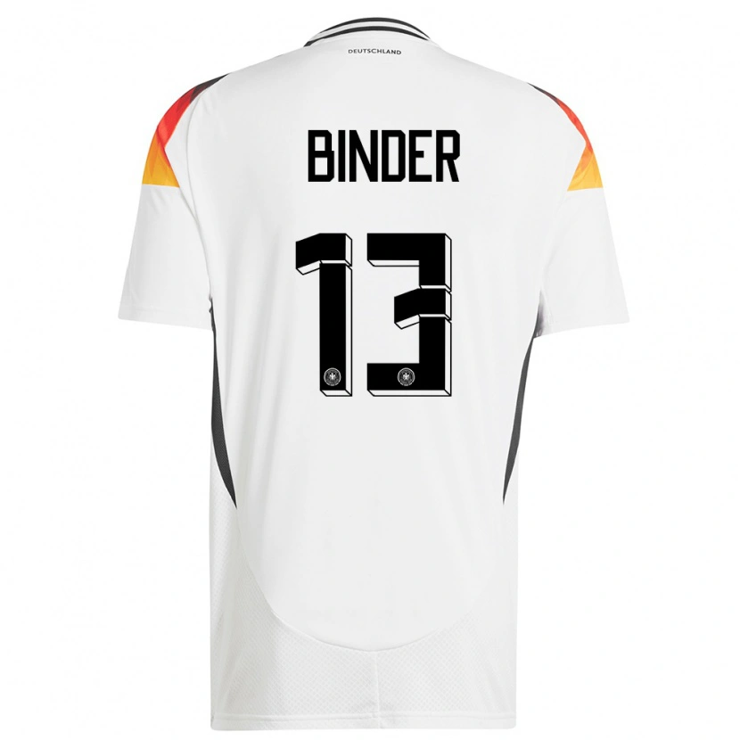 Danxen Kid Germany Tim Binder #13 White Home Jersey 24-26 T-Shirt
