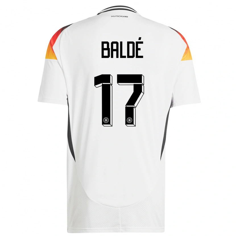 Danxen Kid Germany Fabio Baldé #17 White Home Jersey 24-26 T-Shirt