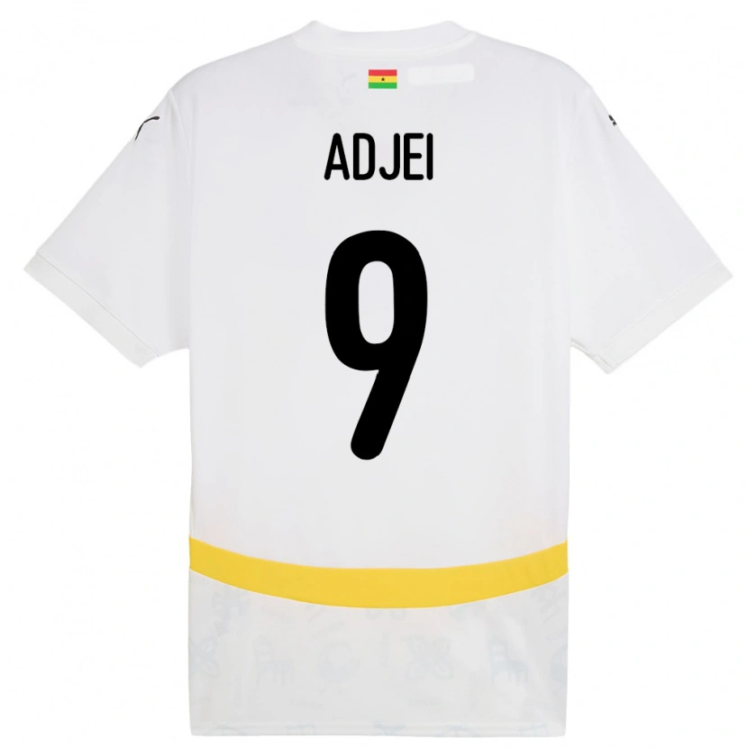 Danxen Kid Ghana Vivian Adjei #9 White Home Jersey 24-26 T-Shirt