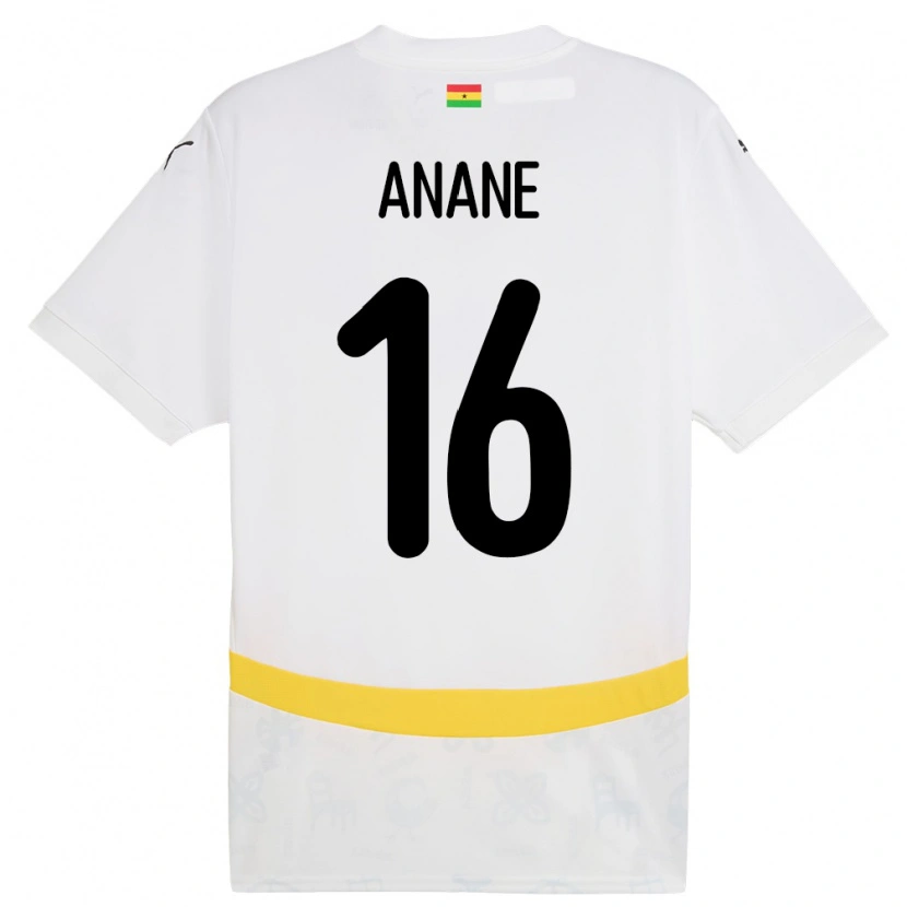 Danxen Kid Ghana Vincent Anane #16 White Home Jersey 24-26 T-Shirt