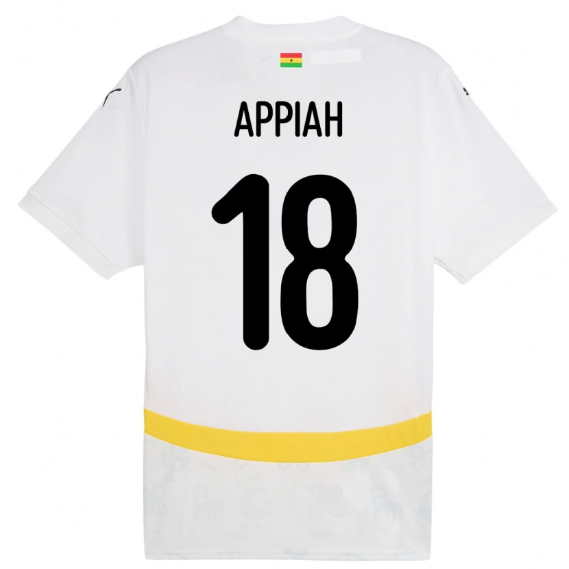 Danxen Kid Ghana Veronica Appiah #18 White Home Jersey 24-26 T-Shirt