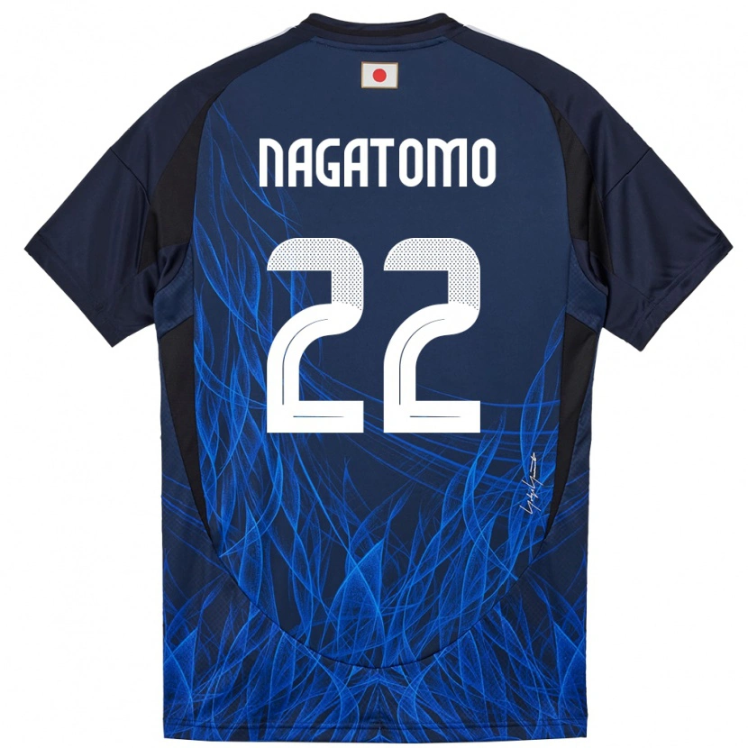 Danxen Kid Japan Yuto Nagatomo #22 Dark Blue Home Jersey 24-26 T-Shirt