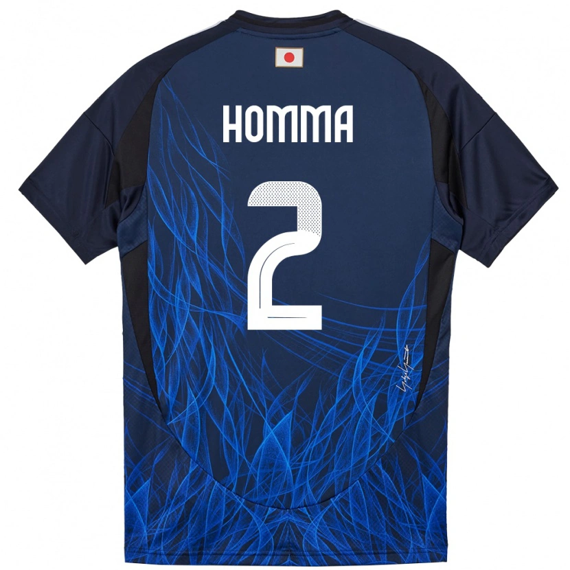 Danxen Kid Japan Justin Homma #2 Dark Blue Home Jersey 24-26 T-Shirt