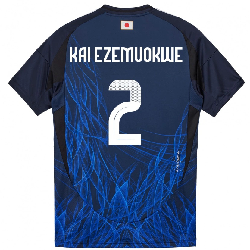 Danxen Kid Japan Chimezie Kai Ezemuokwe #2 Dark Blue Home Jersey 24-26 T-Shirt