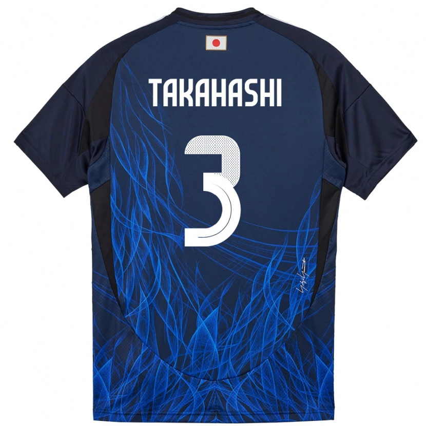 Danxen Kid Japan Niko Takahashi #3 Dark Blue Home Jersey 24-26 T-Shirt