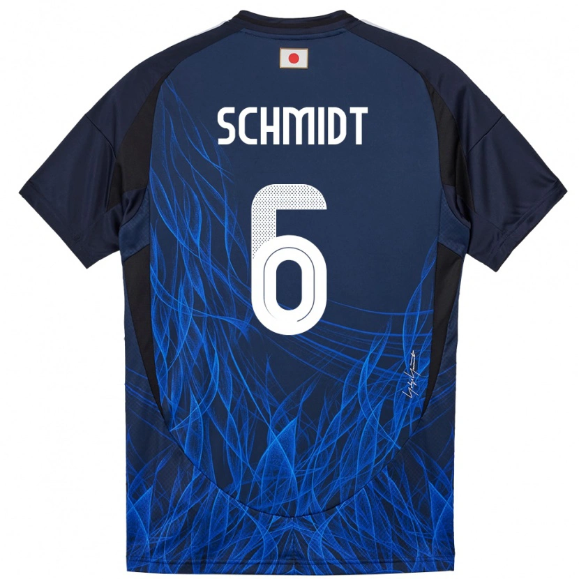 Danxen Kid Japan Nick Schmidt #6 Dark Blue Home Jersey 24-26 T-Shirt