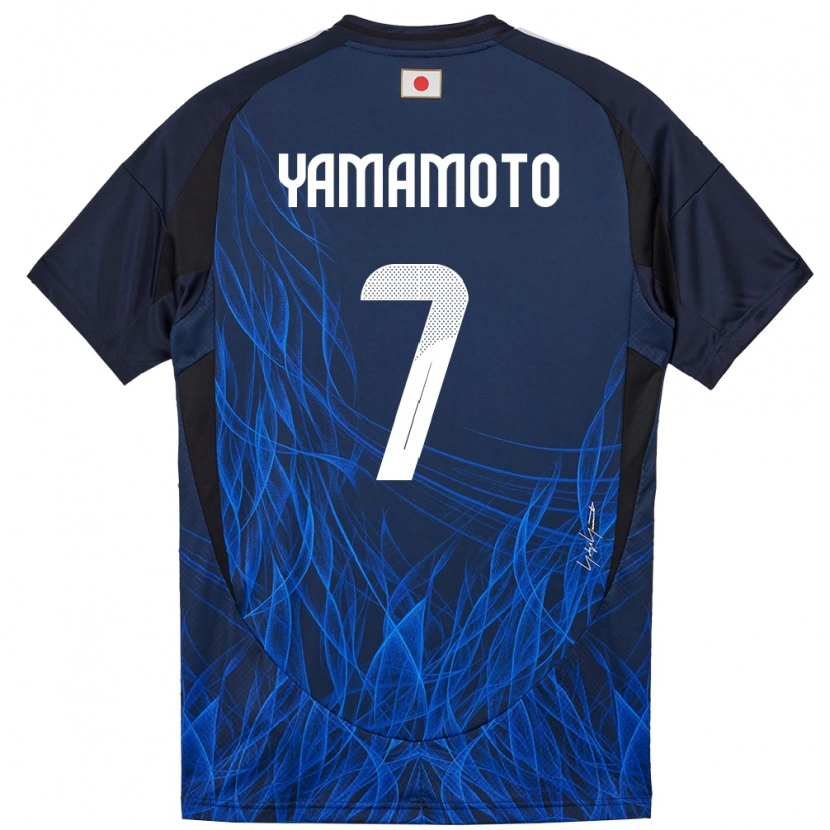 Danxen Kid Japan Rihito Yamamoto #7 Dark Blue Home Jersey 24-26 T-Shirt