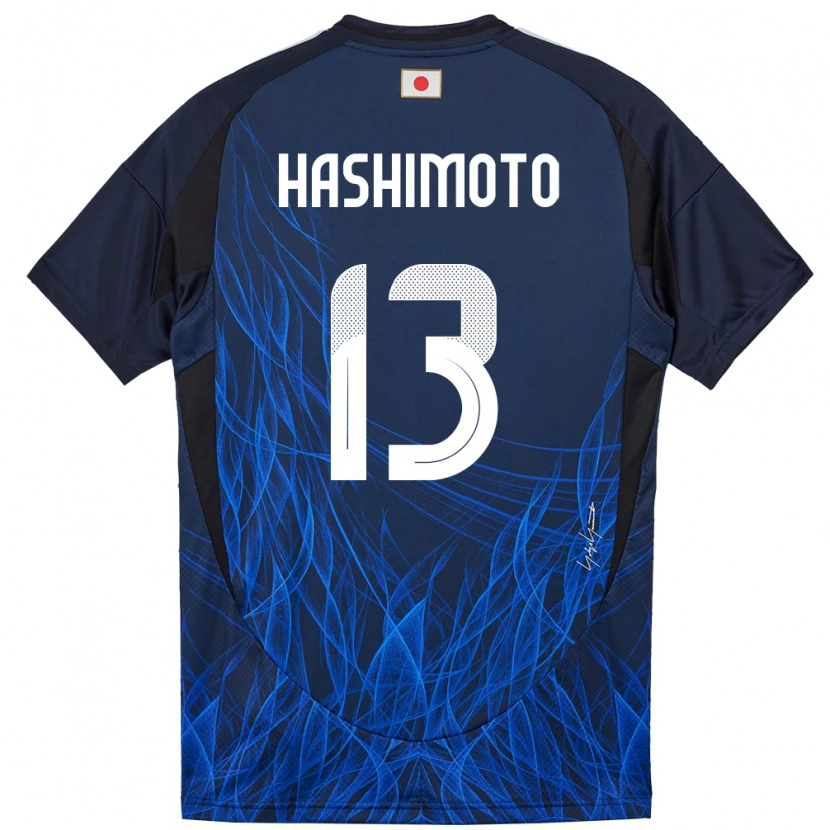 Danxen Kid Japan Riku Hashimoto #13 Dark Blue Home Jersey 24-26 T-Shirt