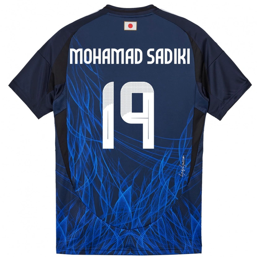 Danxen Kid Japan Mohamad Sadiki Wade #19 Dark Blue Home Jersey 24-26 T-Shirt