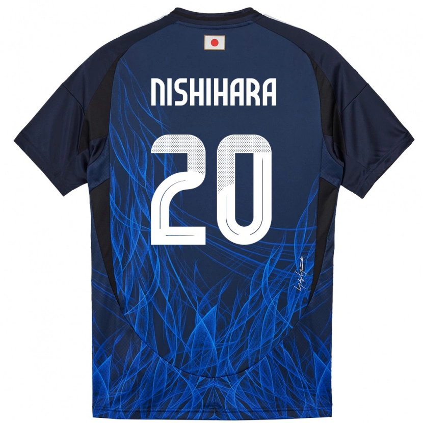 Danxen Kid Japan Motoki Nishihara #20 Dark Blue Home Jersey 24-26 T-Shirt