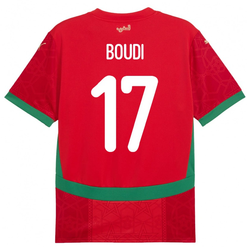 Danxen Kid Morocco Said Boudi #17 Red Home Jersey 24-26 T-Shirt