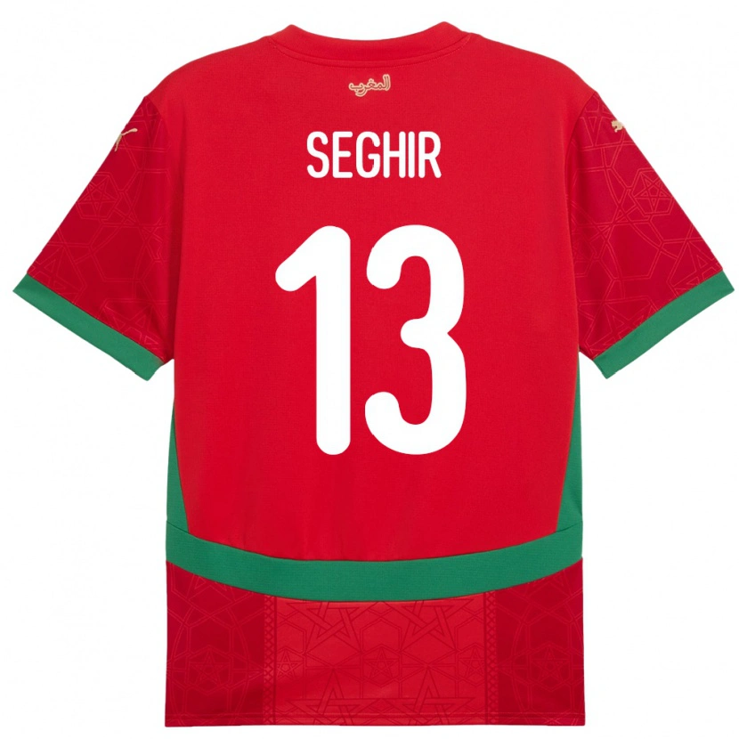 Danxen Kid Morocco Sabah Seghir #13 Red Home Jersey 24-26 T-Shirt