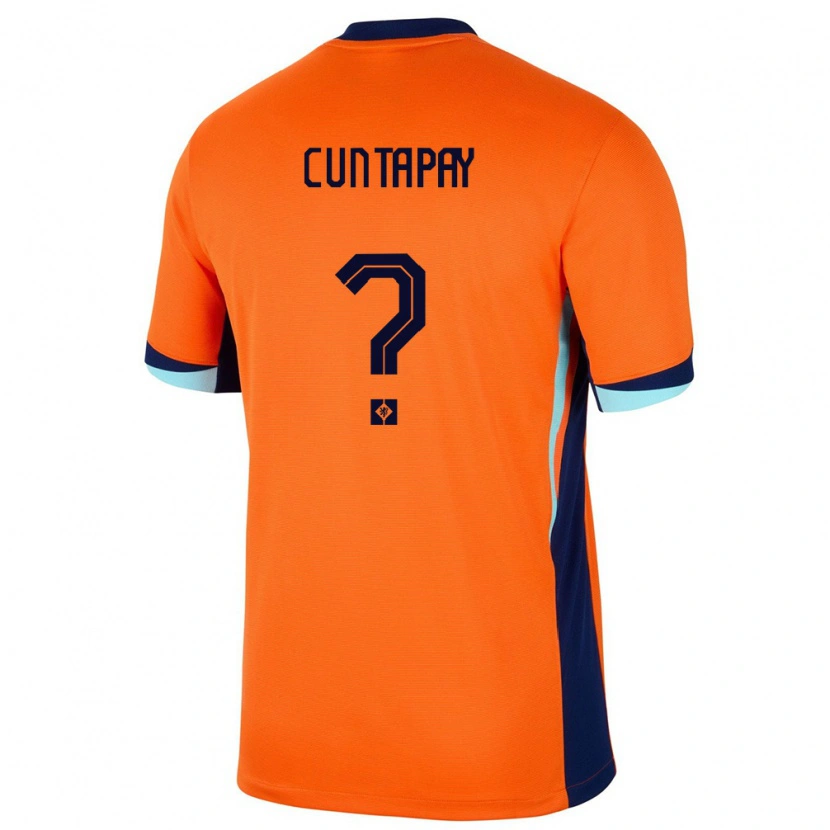 Danxen Kid Netherlands Sam Cuntapay #0 Orange Home Jersey 24-26 T-Shirt