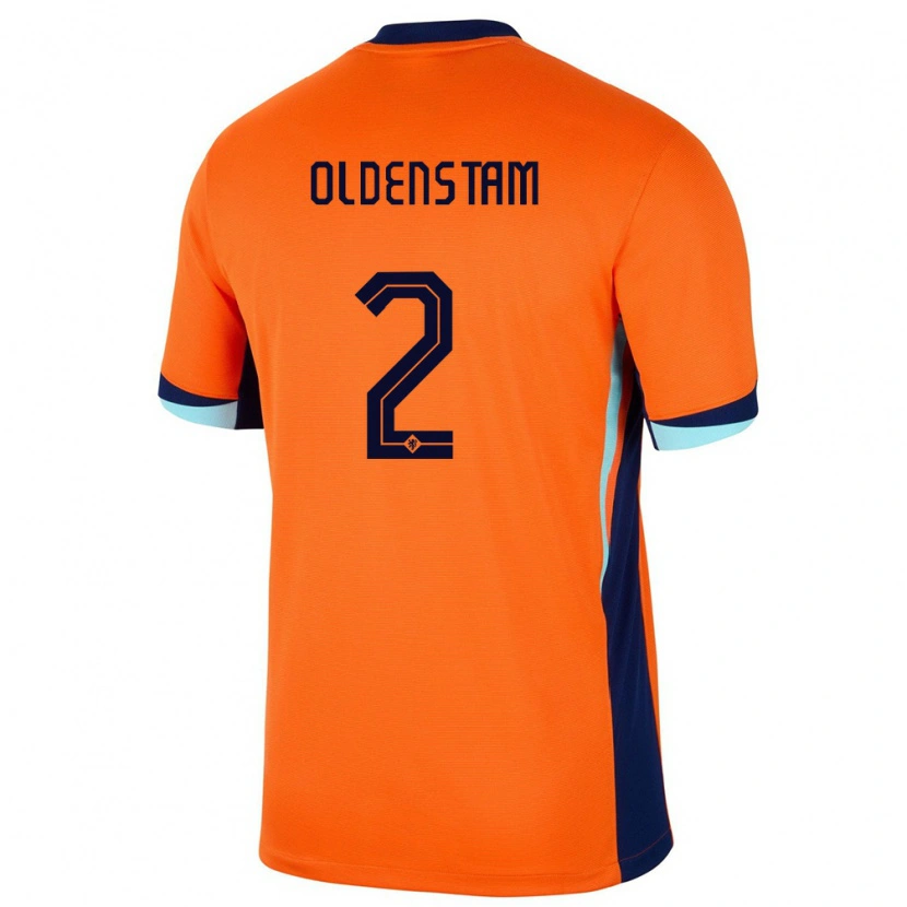 Danxen Kid Netherlands Lyfe Oldenstam #2 Orange Home Jersey 24-26 T-Shirt