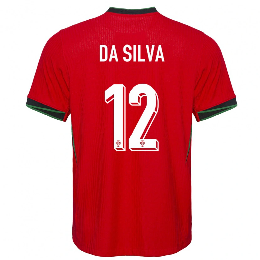 Danxen Kid Portugal Rodrigo Da Silva #12 Red Home Jersey 24-26 T-Shirt