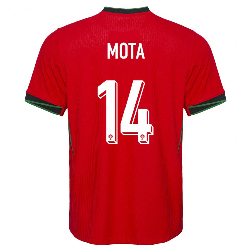 Danxen Kid Portugal Edgar Mota #14 Red Home Jersey 24-26 T-Shirt