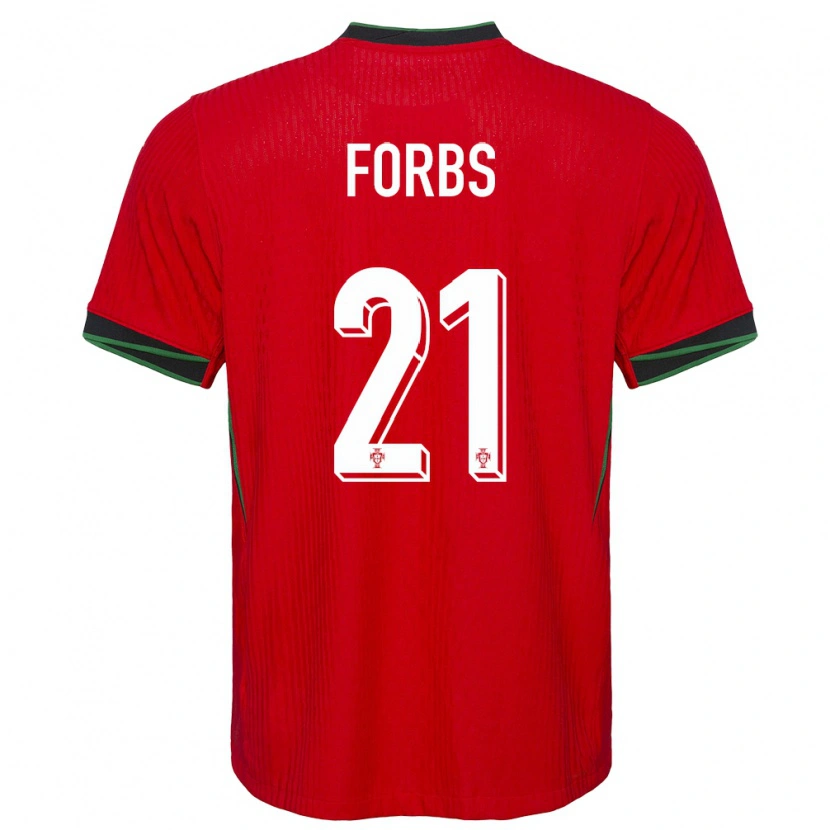 Danxen Kid Portugal Carlos Forbs #21 Red Home Jersey 24-26 T-Shirt