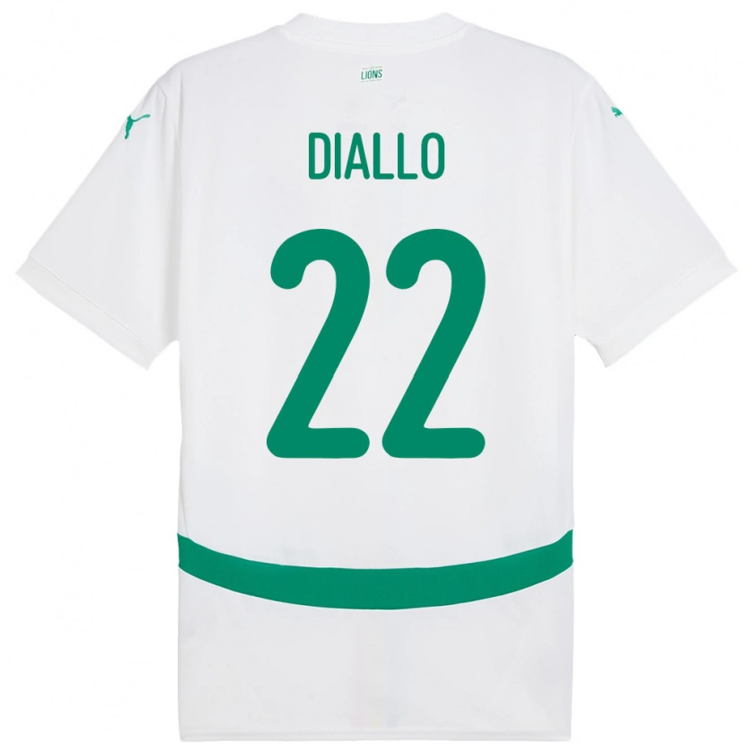 Danxen Kid Senegal Abdou Diallo #22 White Home Jersey 24-26 T-Shirt