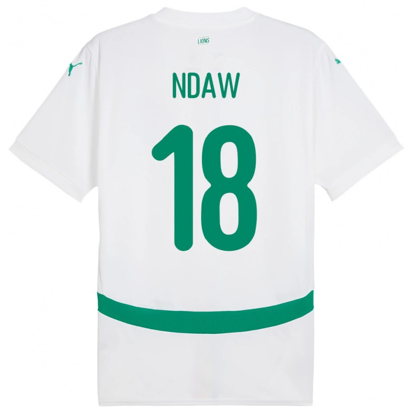 Danxen Kid Senegal Faly Ndaw #18 White Home Jersey 24-26 T-Shirt