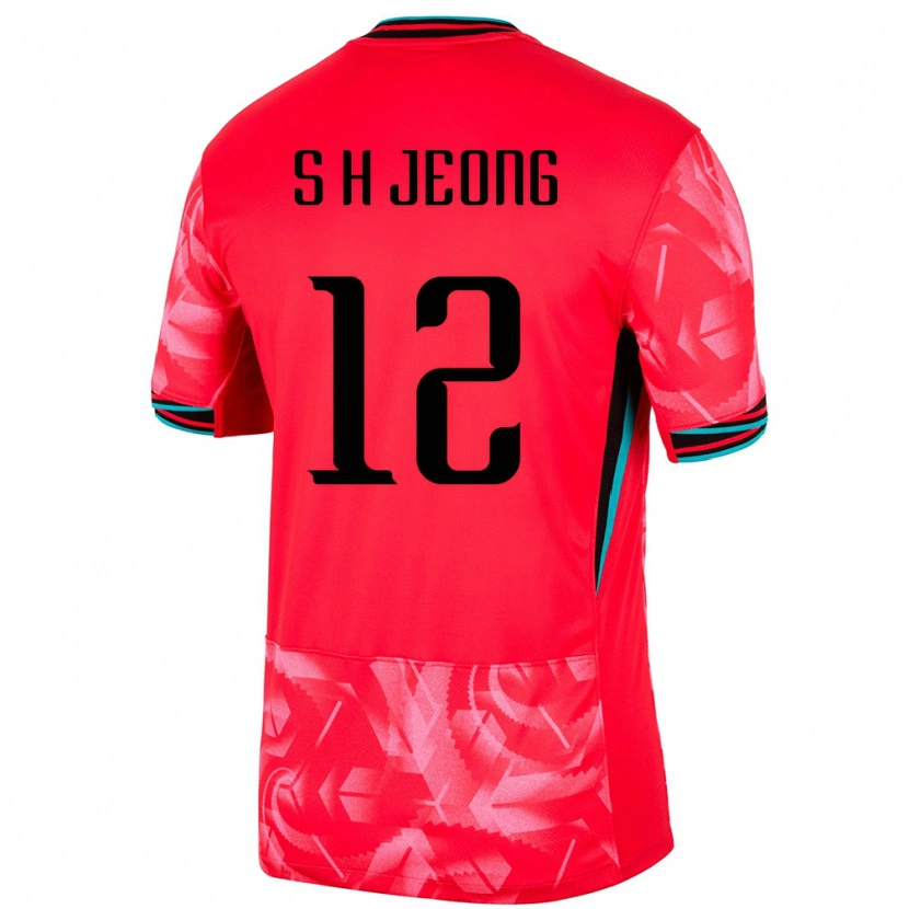 Danxen Kid South Korea Su-Ho Jeong #12 Red Home Jersey 24-26 T-Shirt