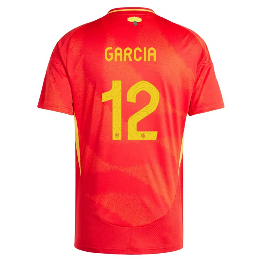 Danxen Kid Spain Pablo García #12 Red Home Jersey 24-26 T-Shirt