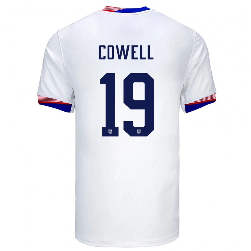 Danxen Kid United States Cade Cowell #19 White Home Jersey 24-26 T-Shirt