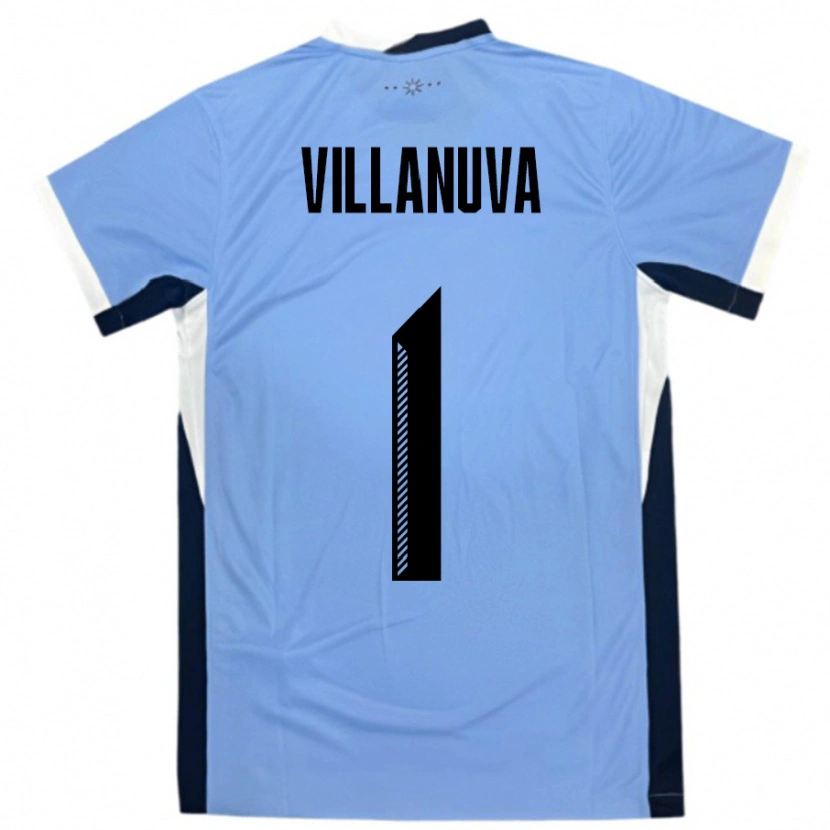 Danxen Kid Uruguay Josefina Villanuva #1 White Black Home Jersey 24-26 T-Shirt