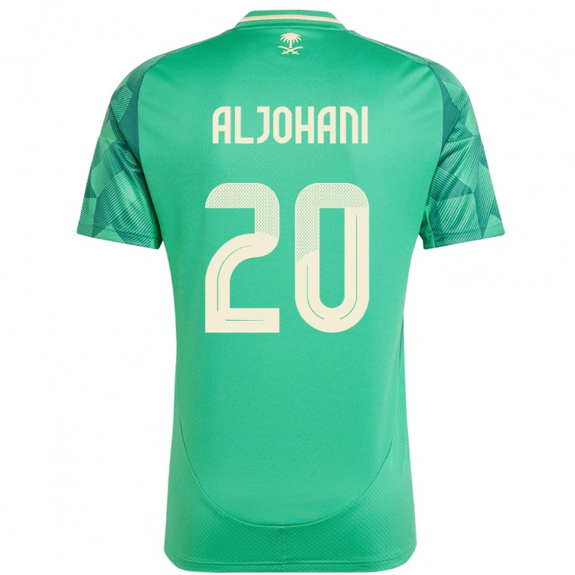 Danxen Kid Saudi Arabia Ziyad Aljohani #20 Green Home Jersey 24-26 T-Shirt