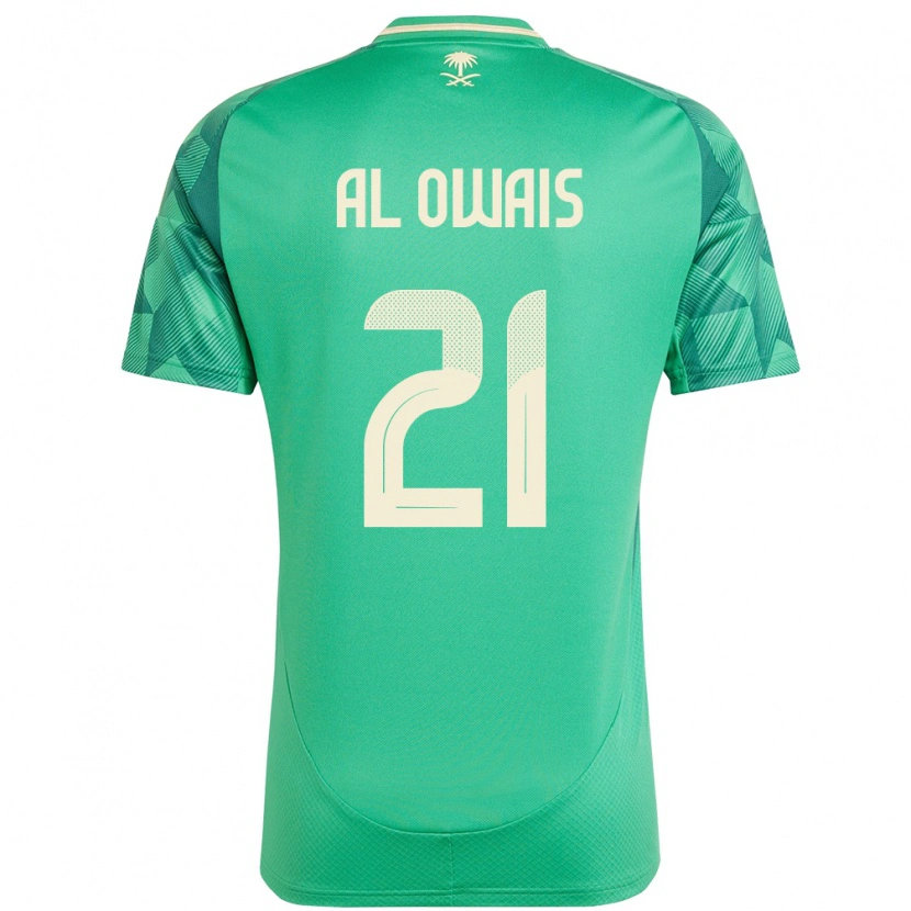 Danxen Kid Saudi Arabia Mohammed Al Owais #21 Green Home Jersey 24-26 T-Shirt
