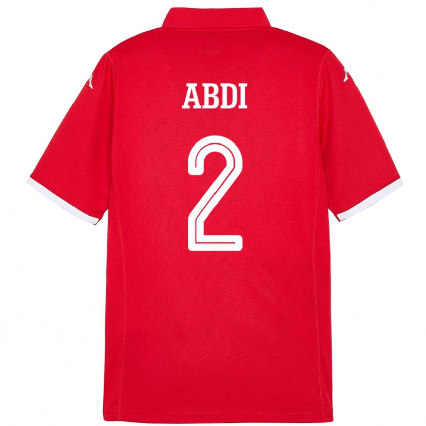 Danxen Kid Tunisia Ali Abdi #2 Red Home Jersey 24-26 T-Shirt