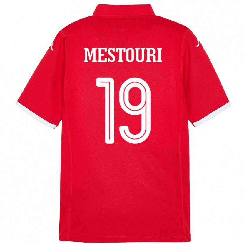 Danxen Kid Tunisia Hazem Mestouri #19 Red Home Jersey 24-26 T-Shirt