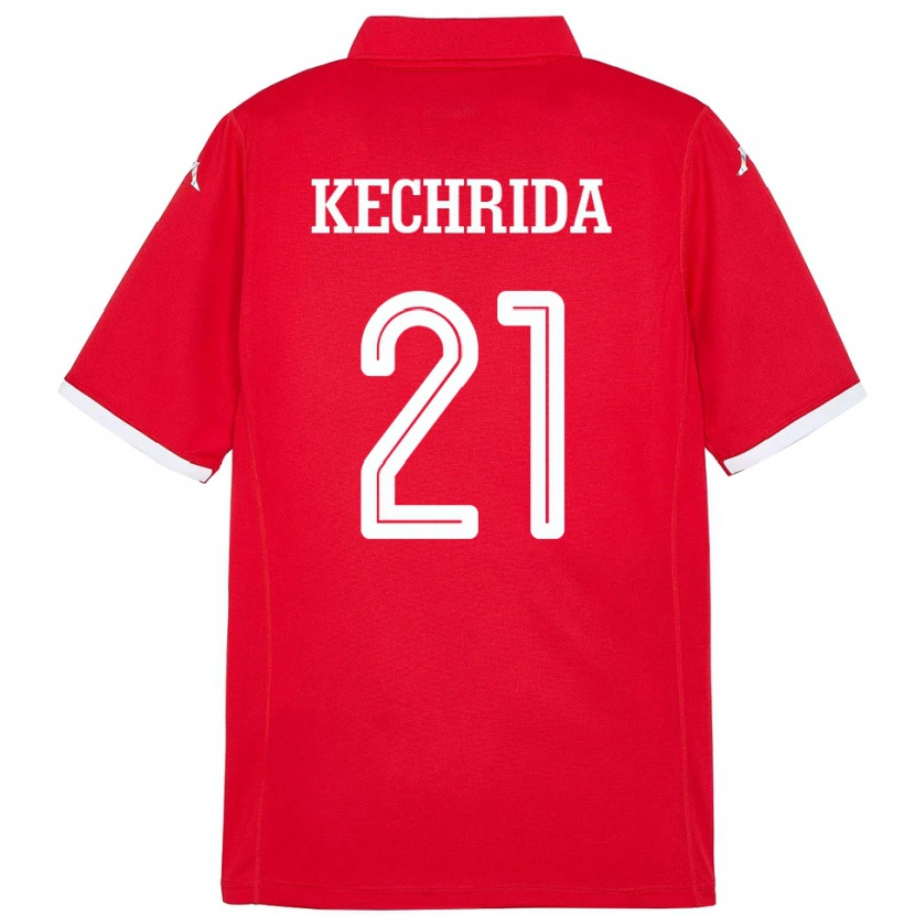 Danxen Kid Tunisia Wajdi Kechrida #21 Red Home Jersey 24-26 T-Shirt