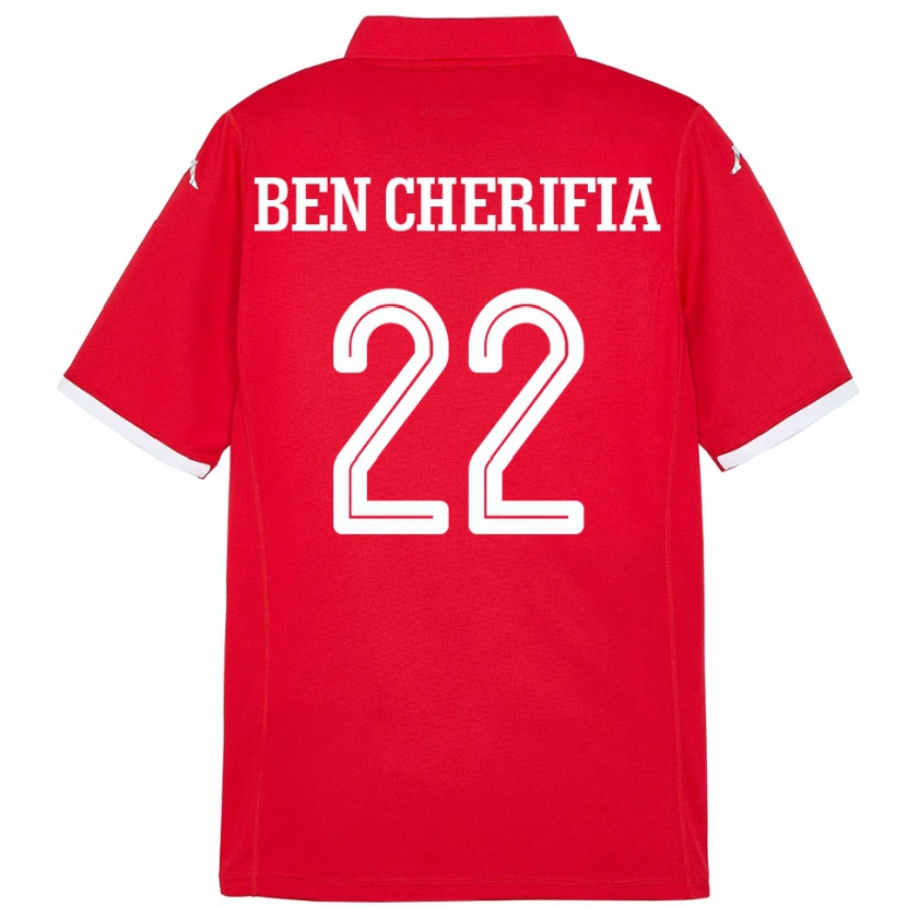 Danxen Kid Tunisia Moez Ben Cherifia #22 Red Home Jersey 24-26 T-Shirt
