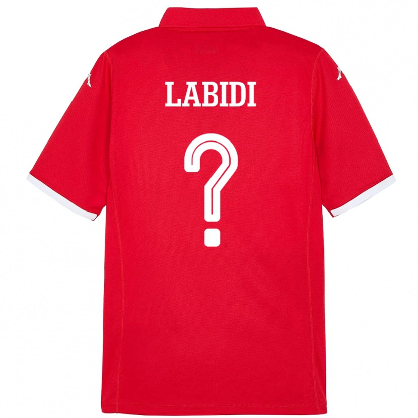 Danxen Kid Tunisia Hamdi Labidi #0 Red Home Jersey 24-26 T-Shirt
