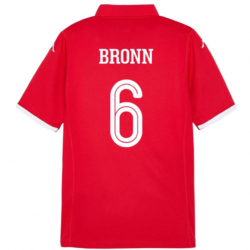 Danxen Kid Tunisia Dylan Bronn #6 Red Home Jersey 24-26 T-Shirt